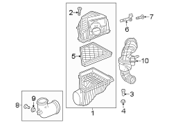 ENGINE / TRANSAXLE. AIR INTAKE.