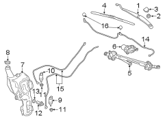 Image of Washer Fluid Reservoir image for your 2007 GMC Sierra 1500 HD Classic SLE Crew Cab Pickup  