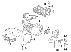 Image of Console Panel (Front) image for your 2024 Chevrolet Camaro   