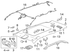 Image of Interior Grab Bar image for your 2011 GMC Sierra 2500 HD 6.6L Duramax V8 DIESEL A/T RWD Denali Crew Cab Pickup Fleetside 