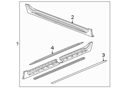 Pillars. Rocker & floor. Running board.