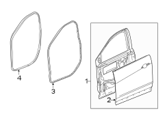 FRONT DOOR. DOOR & COMPONENTS.