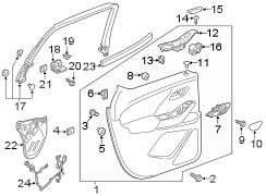 Image of Door Water Deflector (Rear, Lower) image for your 2017 Chevrolet Spark   