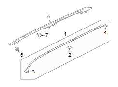 Image of Roof Drip Molding Clip image for your 2021 Chevrolet Camaro  LT1 Coupe 