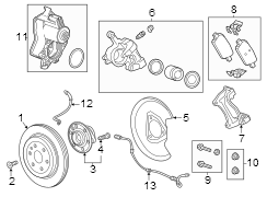 Actuator Kit - Park Brake. (Rear)