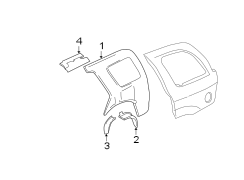 QUARTER PANEL. INNER STRUCTURE.