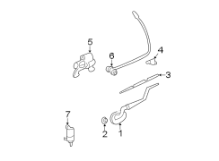 LIFT GATE. REAR WIPER COMPONENTS.