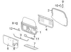 REAR BODY & FLOOR. GATE & HARDWARE.