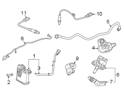 Emission system. Emission components.