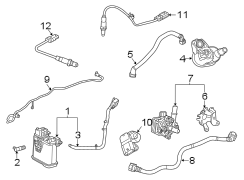 Emission system. Emission components.