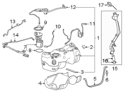 Fuel system components.