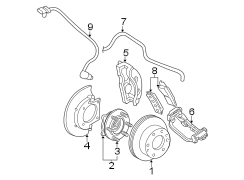 FRONT SUSPENSION. BRAKE COMPONENTS.