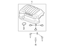 ENGINE / TRANSAXLE. ENGINE APPEARANCE COVER.