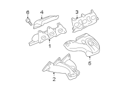 EXHAUST SYSTEM. MANIFOLD.