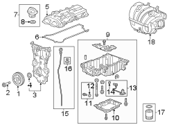 ENGINE / TRANSAXLE. ENGINE PARTS.