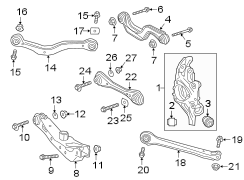 REAR SUSPENSION. SUSPENSION COMPONENTS.