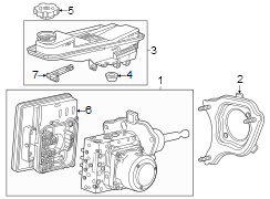 Reservoir Kit - Brake Master Cylinder. Included with: Master.