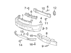 FRONT BUMPER. BUMPER & COMPONENTS.