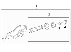 TIRE PRESSURE MONITOR COMPONENTS.