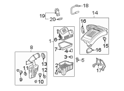 ENGINE / TRANSAXLE. AIR INTAKE.