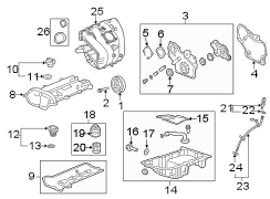 ENGINE / TRANSAXLE. ENGINE PARTS.