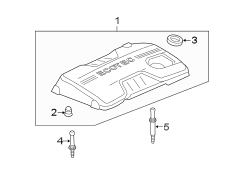 ENGINE / TRANSAXLE. ENGINE APPEARANCE COVER.