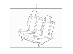 SEATS & TRACKS. REAR SEAT COMPONENTS.