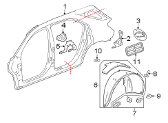 Quarter panel & components.