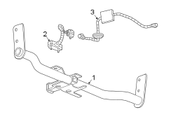 REAR BUMPER. TRAILER HITCH COMPONENTS.