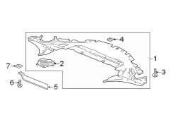 Radiator Support Splash Shield (Lower)