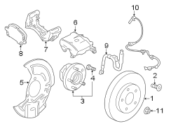 Image of Wheel Bearing and Hub Assembly (Front, Rear) image for your 2022 Chevrolet Camaro  ZL1 Coupe 