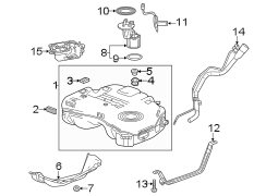 Fuel system components.