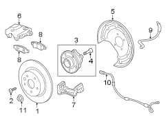 Wheel Bearing and Hub Assembly (Front, Rear)