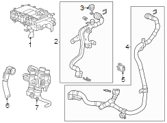 Inlet hose. 