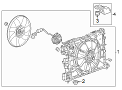 Bracket - Radiator. (Upper)