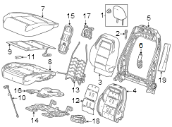 Image of Temperature Controlled Seat Blower Motor image for your 2008 Chevrolet Silverado   