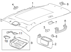 OVERHEAD CONSOLE. Switch. 