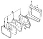 FRONT LAMPS. HEADLAMP COMPONENTS.