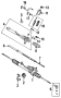 Image of Rack and Pinion Mount Bushing image for your Chevrolet Prizm  