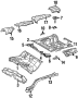 Image of Floor Pan Crossmember (Front, Rear, Upper, Lower) image for your 2015 Chevrolet Suburban    