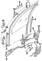 Image of Window Regulator (Front) image for your 2015 Chevrolet Spark 1.2L Ecotec CVT LT Hatchback 