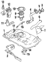 Image of Fuel Tank Lock Ring image for your 1995 Chevrolet S10  LS Extended Cab Pickup Fleetside 4.3L Chevrolet V6 A/T RWD 