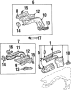 Image of Frame Side Member Bracket (Front, Rear, Lower) image for your 2012 GMC Sierra 2500 HD 6.6L Duramax V8 DIESEL A/T RWD WT Standard Cab Pickup Fleetside 