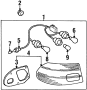 Image of Tail Light Wiring Harness image for your 2003 Chevrolet Express 3500   