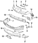 Absorber pad. VPPAD Assembly - Bumper Fascia. (Front)
