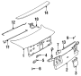 Image of Trunk lid. VPLID Assembly - R/CMPT. image for your 1994 Saturn SW2 1.9L A/T Base Wagon 