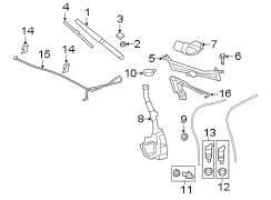 WINDSHIELD. WIPER & WASHER COMPONENTS. (1/1)