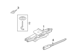 REAR BODY & FLOOR. JACK & COMPONENTS. (1/1)