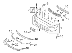 Image of License Plate Bracket image for your 2005 Ford F-150 4.6L Triton V8 A/T RWD STX Crew Cab Pickup Fleetside 