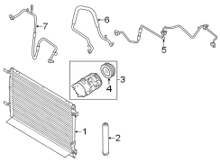 Image of A/C Refrigerant Liquid Hose image for your 2004 Ford Ranger   